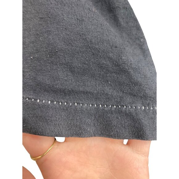 Rogues Gallery Vintage Shark Graphic T-Shirt Size L Black Cotton Crew Neck - Picture 4 of 9